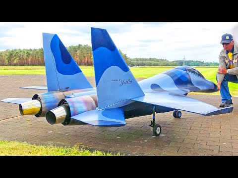 PERFECT SKILLS AND CONTROL! HUGE SUCHOI SU-30 RC TURBINE JET FLIGHT DEMONSTRATION