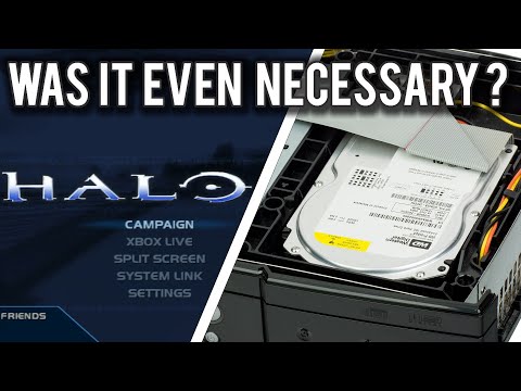 What was the Hard Drive in the Original Xbox actually used for?