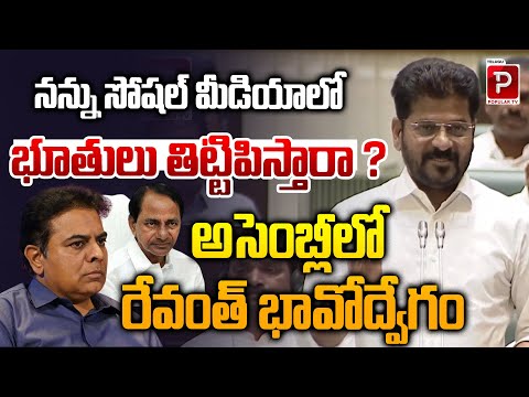 Revanth Reddy Emotional in Assembly: 'Why Insult Me on Social Media? |  Telugu Popular TV