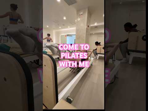 COME TO PILATES W ME #ballerina#ballet#dancer#pilates#reformer#comewithme#reformerpilates