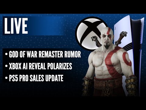 God Of War Remaster Update | Xbox AI Reveal Polarizes | PS5 Pro Sales Update