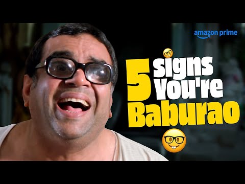 Five HILARIOUS Signs That You Are Baburao 😂 | Paresh Rawal | Phir Hera Pheri | Comedy Scenes