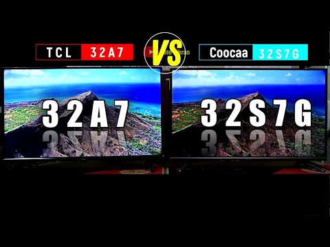 TCL 32A7 vs coocaa 32S7G Android TV 11 Comparison