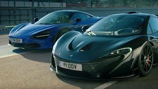 McLaren 720S vs McLaren P1 | Top Gear: Series 25 | BBC