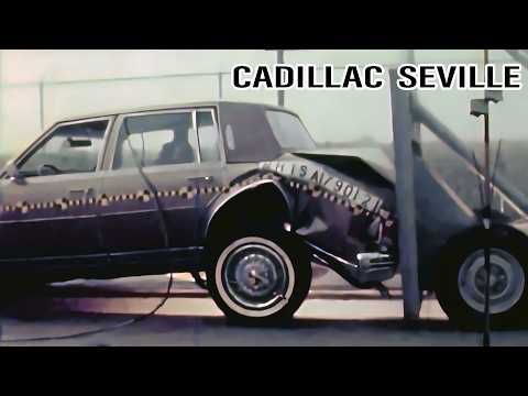 CADILLAC SEVILLE 1979 - Crash Test - Rear moving barrier impact