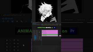 Manga Animation on Premiere Pro?! #premierepro #mangaanimation