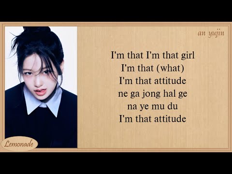 IVE ATTITUDE Easy Lyrics