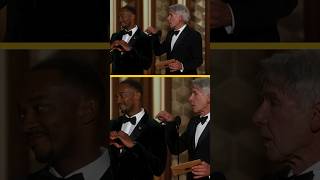 Stick'em!! #AnthonyMackie #HarrisonFord #GoldenGlobes