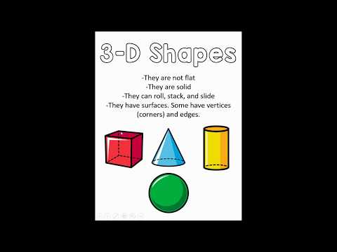 3-D Shapes Introduction for Kindergarten