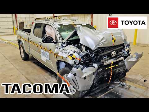 2025 Toyota Tacoma - Crash Test - side, side pole, frontal full overlap