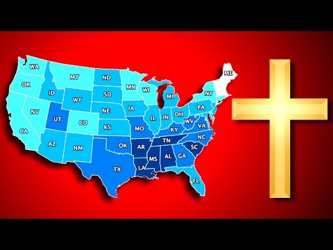 The Most & Least Religious States in America