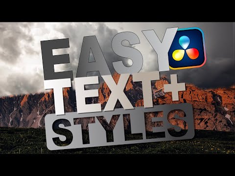 DaVinci Resolve Tutorial   Make a thumbnail and video intro using Text Plus!