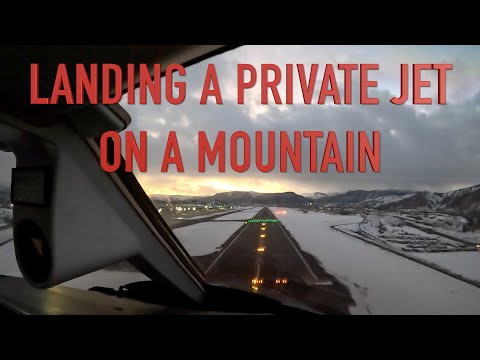 Landing A Jet On A 6500' Mountain In Eagle Colorado