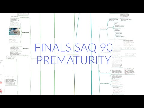 FINALS SAQ 90: PREMATURITY