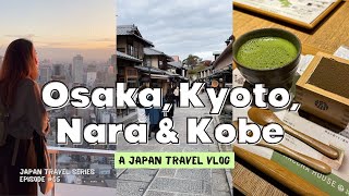 5-Day Japan Travel Itinerary | OSAKA, KYOTO, NARA & KOBE: day trips, places to eat, travel tips