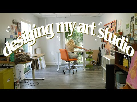 ★ ART STUDIO TOUR | finishing setting up, art supply organization ★