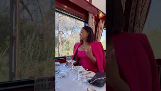 I Tried The Most Luxurious Train In Africa #luxurylifestyle #luxurytrain #luxury #viralvideo