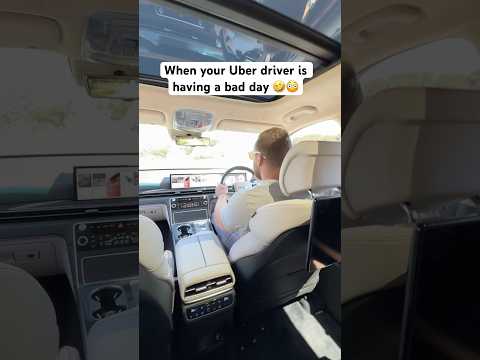 This Uber Driver was having a REALLY BAD day… 🤣😭