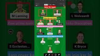 lns-w vs mnr-w mini GL dream11 prediction l Boom11 free prime team l 50lakhs free giveaway l Dream11