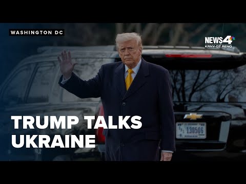 President Trump speaks about topics including the war in Ukraine, tariffs and Iran