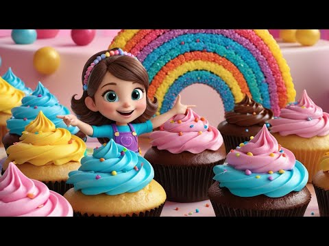 The Cupcake Parade Goes Marching On Rhyme Song | Popular Nursery Rhyme | Educational Kids Songs