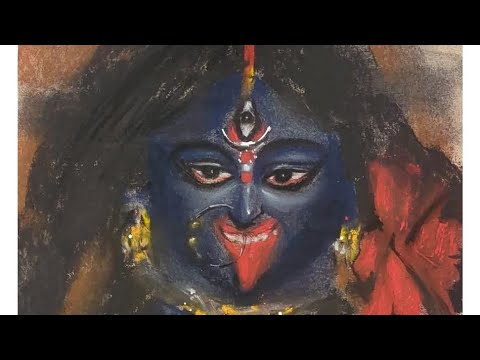 DRAWING the Powerful Kali Maa! maa kaliartmaa kali drawingmaa kali drawing videokali matamaa kali