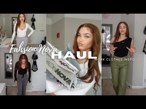 WORK OUTFIT INSPO || FASHION NOVA