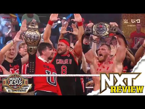 Chase U campeones de Tag Team | Resumen de NXT 13/Agosto/24