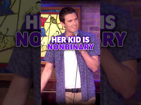 Her kid is nonbinary. #standup #standupcomedy #nonbinary #crowdwork #jokes #comedian