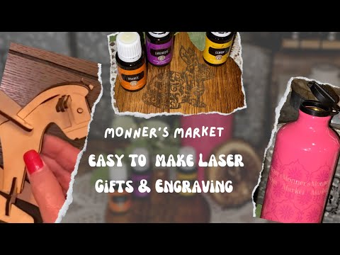 Unbelievably Easy To Make Laser Gifts - xTools M1  #monnersmarket #easydiys #laser #gifts #handmade