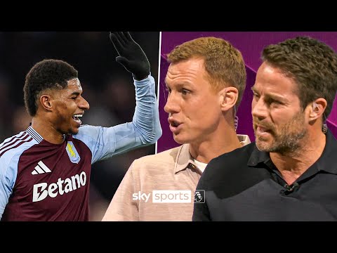 "He looks like he's loving every second of it" | Redknapp & Sidwell on Rashford's start at Villa