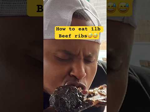 How To Eat Beef Ribs in Arizona! #trendingshorts #shorts