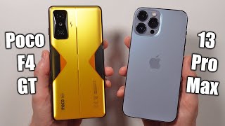 Poco F4 GT vs iPhone 13 Pro Max 🔥 Speed Test