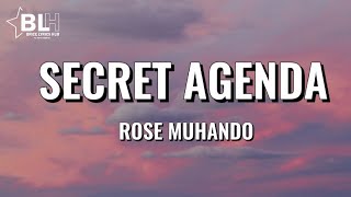 Rose Muhando - Secret Agenda (My Lyrics 2022)