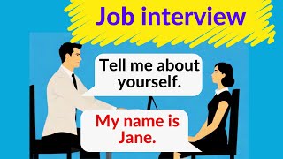 Tell Me About Yourself | Job Interview Conversation in English | Question and Answer ✅