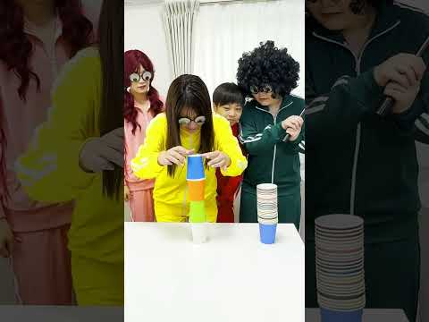 Color Cup Challenge！ Part 2 Fun Game #shorts