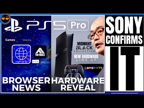 PLAYSTATION 5 - NEW PS5 BROWSER SUPPORT FIX !?/ NEW MIDNIGHT BLACK PS5 PRO REVEAL AT NEW EVENT !? /…