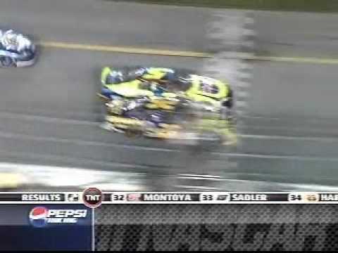 2007 Pepsi 400 finish and Victory Lane interview