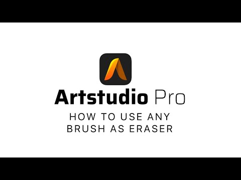 Learn how to use any brush as an Eraser in Artstudio Pro on iPad.