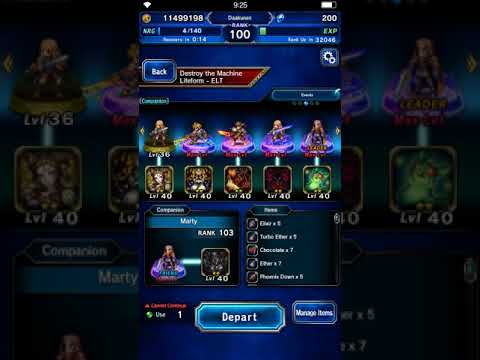 FFBE Raid first Video.