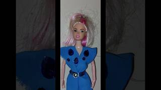 Ornate blue dress . DİY Barbie clothes: How to make your own. Barbie fashion trends .