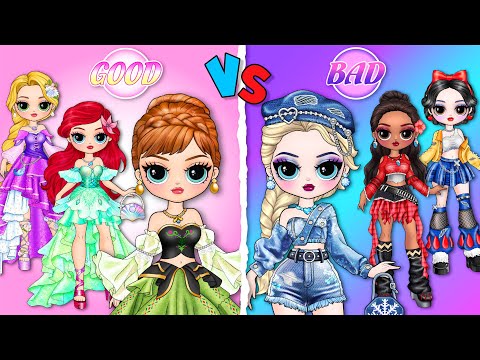 Good Girl Vs Bad Girl: Disney Princess Transformation