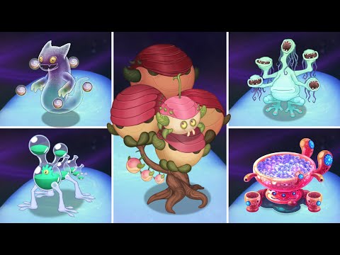 Plasma Islet - All Monsters EGGS & Elements +Quintet (My Singing Monsters)