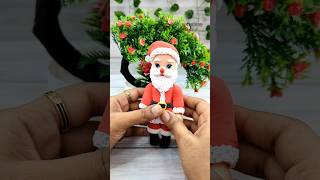 Reverse Play ⏮️ ☃️🎄🎁💕Santha Claus Making With Super Clay⛄🎄🎅 Making Of Cute Santa Claus💃💃