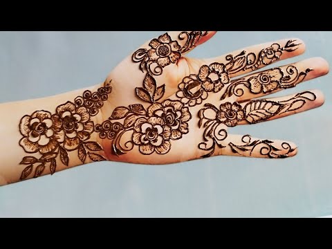 ✨ Unique Mehndi Design Front Hand  Stylish Mehndi Design Front   Design आसान मेहंदी डिजाइन खूबसूरत 😍