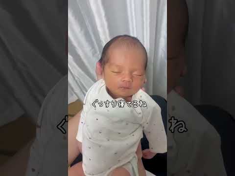 【生後7日目👶】ミルクを飲んで夢の中…愛おしさMAXの寝顔💤✨#Shorts