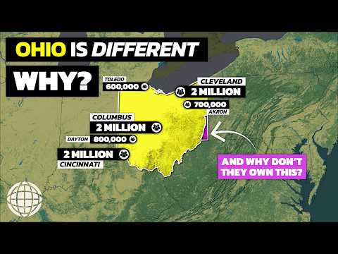 Why Ohio's Population Is So Equally Spread Out