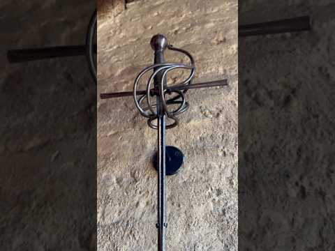 Magnificent Rapier￼ displayed at Hever Castle in Kent, England #rapier