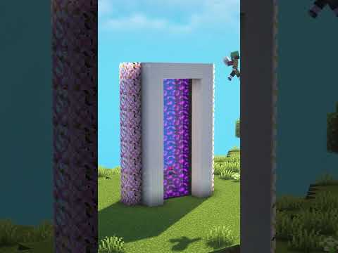 Minecraft Cherry Nether Portal🌸 #shorts