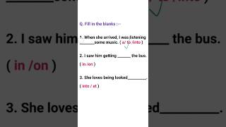 English grammar Fill in the blanks. Basic English For practice